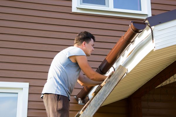 Porch Gutter Replacement in Bay City