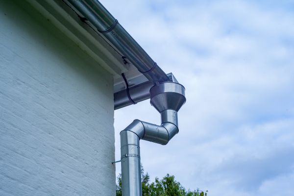 Metal Downspout Replacement in Bay City